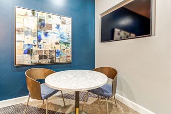 Business center and conference room